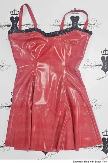 R0779 Baby-Doll Latex Dress. Sizes still available: UK 14