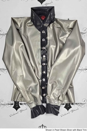 R0968 Elite Latex Blouse. Sizes still available: UK 10, 12, 14