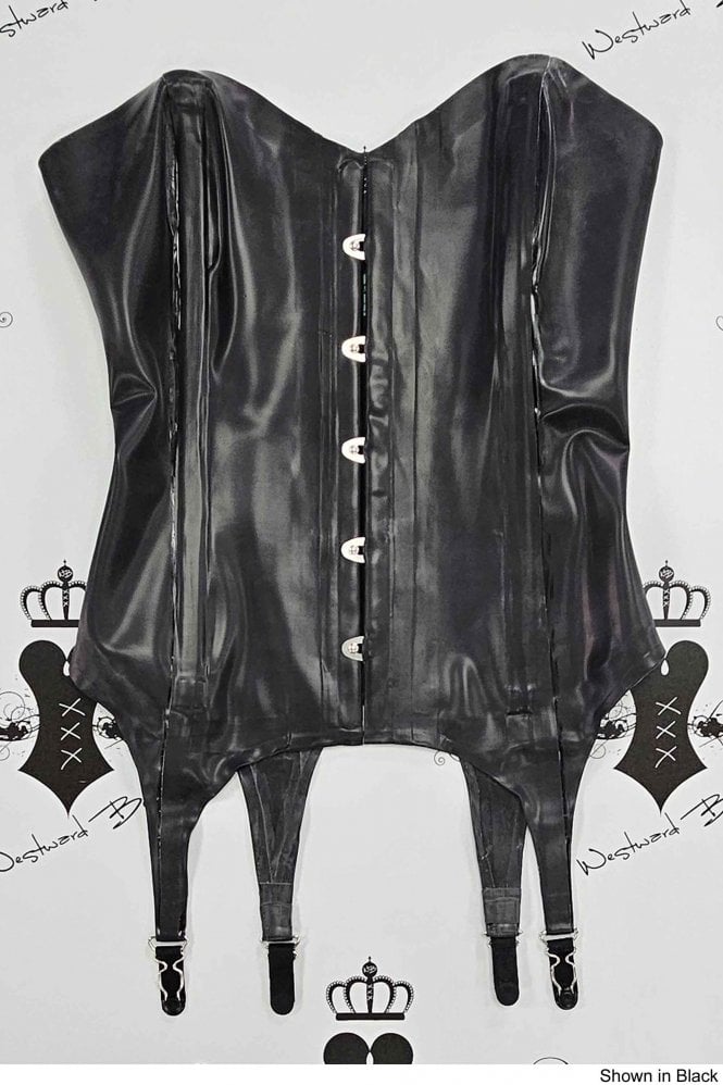 Rubber Basque Angerona Designer Rubber Basque. Handmade boned and straplesss
