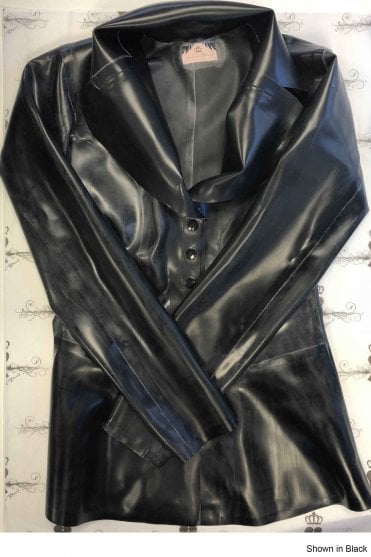R1068 Paloma Latex Jacket. Sizes still available: UK 12