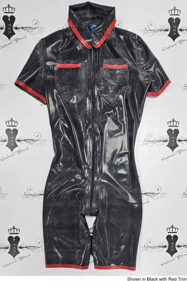 R1161 Latex Tom Suit. Sizes still available: UK L
