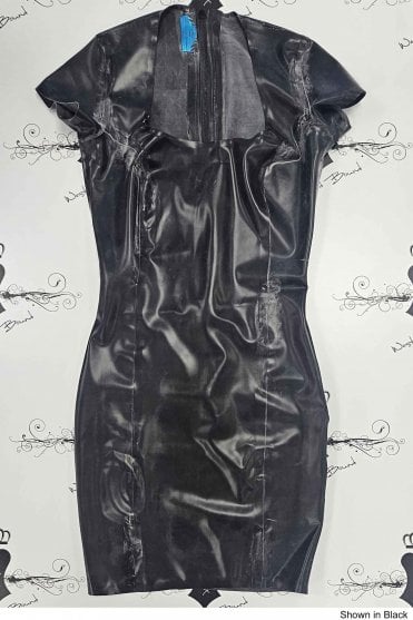 R1179 Audrey Latex Dress. Sizes still available: UK 10