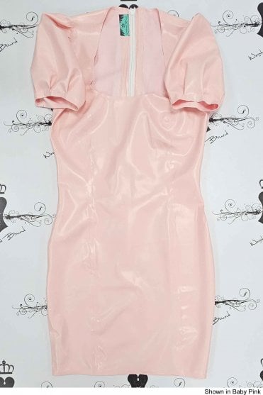 R1510 Madame Rabid Latex Dress. Sizes still available: UK 12