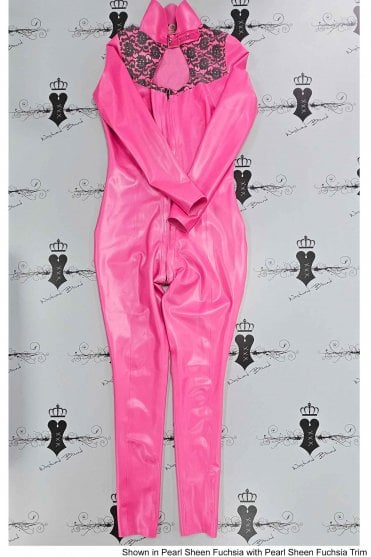 R1532 Bordelle-L'Amour Trixi Latex Catsuit. Sizes still available: UK 12