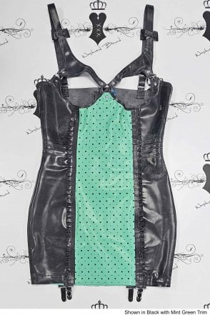 R1550 Valentina Reveal Latex Dress (N.Love). Sizes still available: UK 14