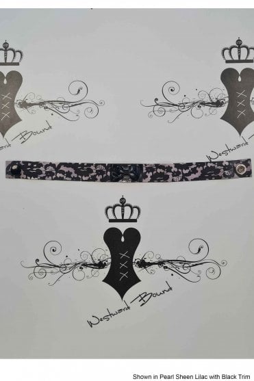 R1585 Bordelle-L'Amour Comtesse Latex Collar. Sizes still available: UK Neck 12"-12.5"