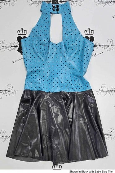 R1714 Loquacious- Latex Dress. Sizes still available: UK 10