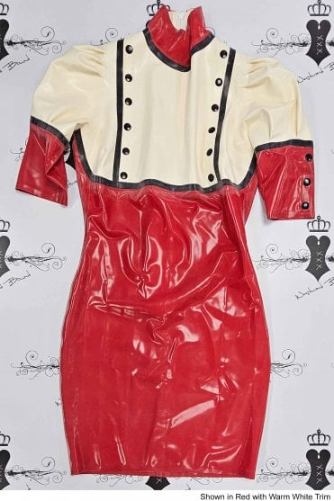 R1764 Usher Latex Dress. Sizes still available: UK 14