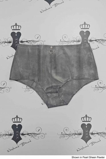 R1807 Madame Scarlet Latex Knickers. Sizes still available: UK S