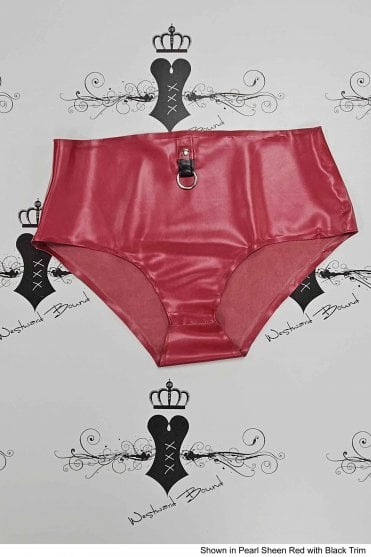 R1807 O-Ring Latex Briefs. Sizes still available: UK S