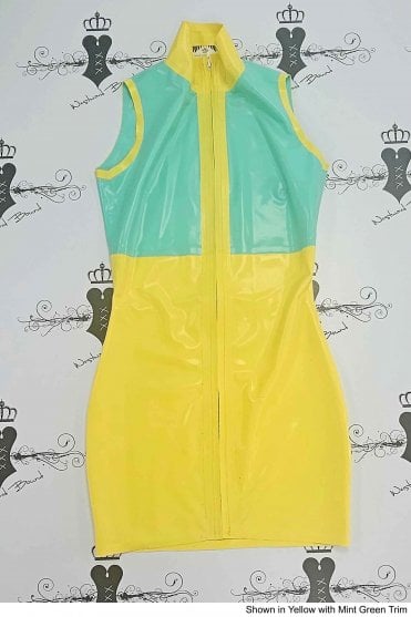R1820 Chandon Latex Dress. Sizes still available: UK 12
