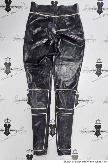 R1973 Valkyrie Latex Leggings. Sizes still available: UK 08