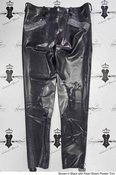 R1990 Brad Breech Latex Jeans. Sizes still available: UK 36"