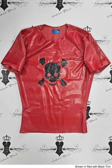 R2026 Death Head Latex T-Shirt. Sizes still available: UK M, L, XL
