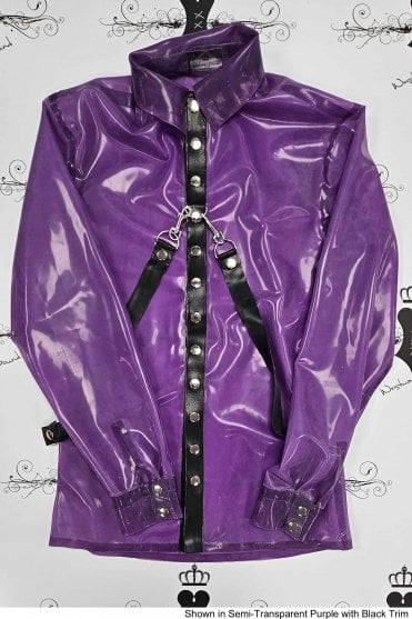 R2097 Dalton Harnnes Latex Shirt (Long Sleeve). Sizes still available: UK L