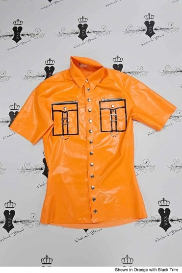 R2176- SS Christian Classic Latex Shirt (Short Sleeves). Sizes still available: UK M
