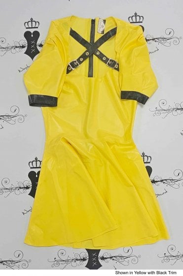 R2203 Panache Latex Dress. Sizes still available: UK 08