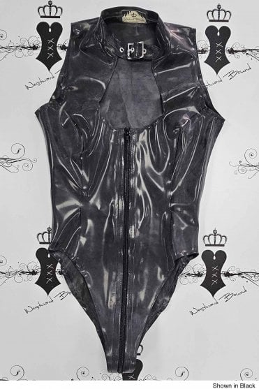 R2241 Nova Latex Leotard. Sizes still available: UK 12