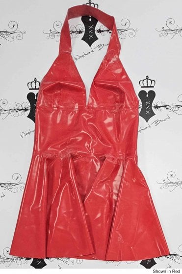 R2355 Selene Latex Dress. Sizes still available: UK 12