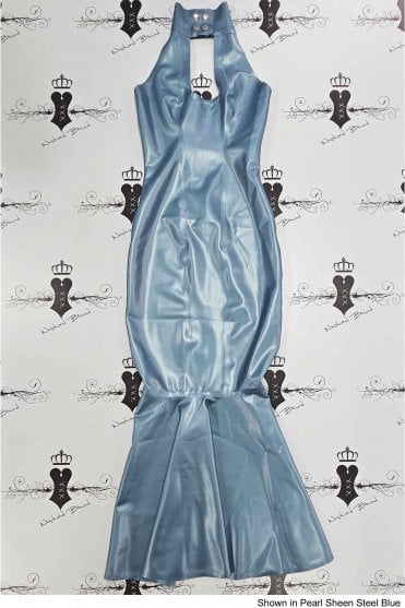 R2375 Arabella Latex Hobble Dress. Sizes still available: UK 08