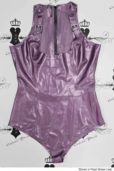 R2411 Caress Latex Leotard. Sizes still available: UK 14, 18