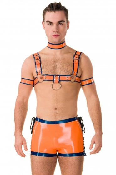 Rocco Latex Chest Harness