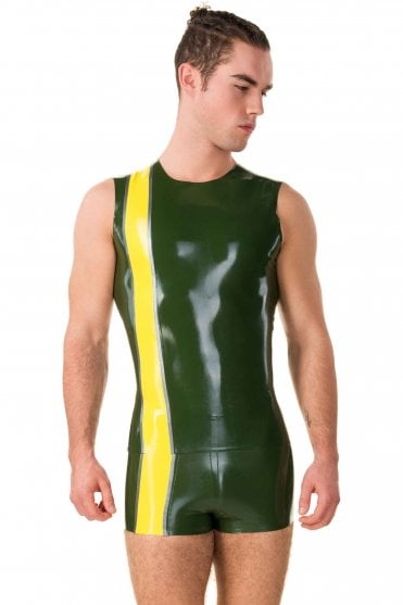Side Stripe Latex Boxer Shorts
