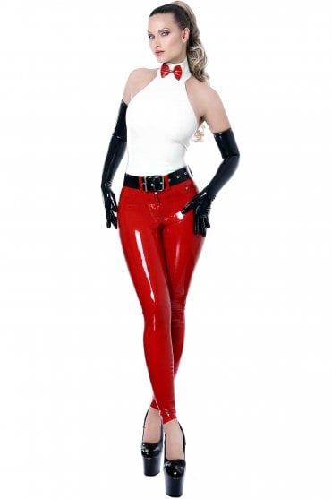 Skinny Latex Jeans
