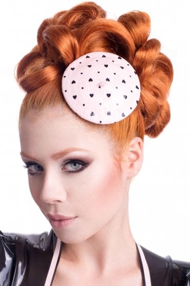 Snooty Galore Mini Disc Latex Fascinator