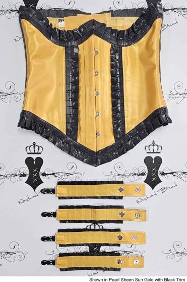 Special - Prototype Glamourpuss Latex Underbust Corset. Size available: UK 16
