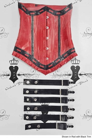 Special - Prototype Kylie Latex Underbust Corset. Size available: UK 10