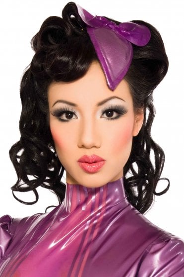 Trimmed Bow Latex Fascinator