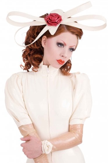 Twisted Rose Latex Fascinator