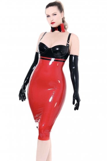 Volupte Bra Top Latex Dress