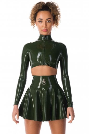 Whirl Latex Skirt