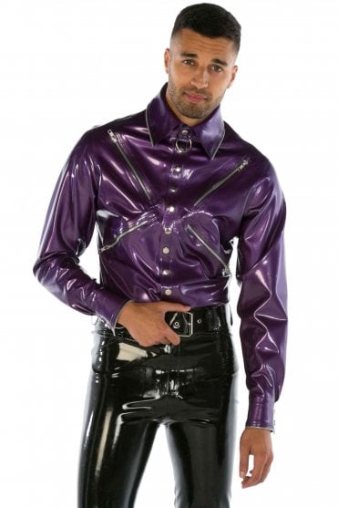 Zip Master Latex Shirt (Long Sleeves)