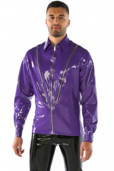 Zip-X Men's Latex Shirt (Long Sleeve)